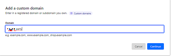 Cloudflare add custom domain