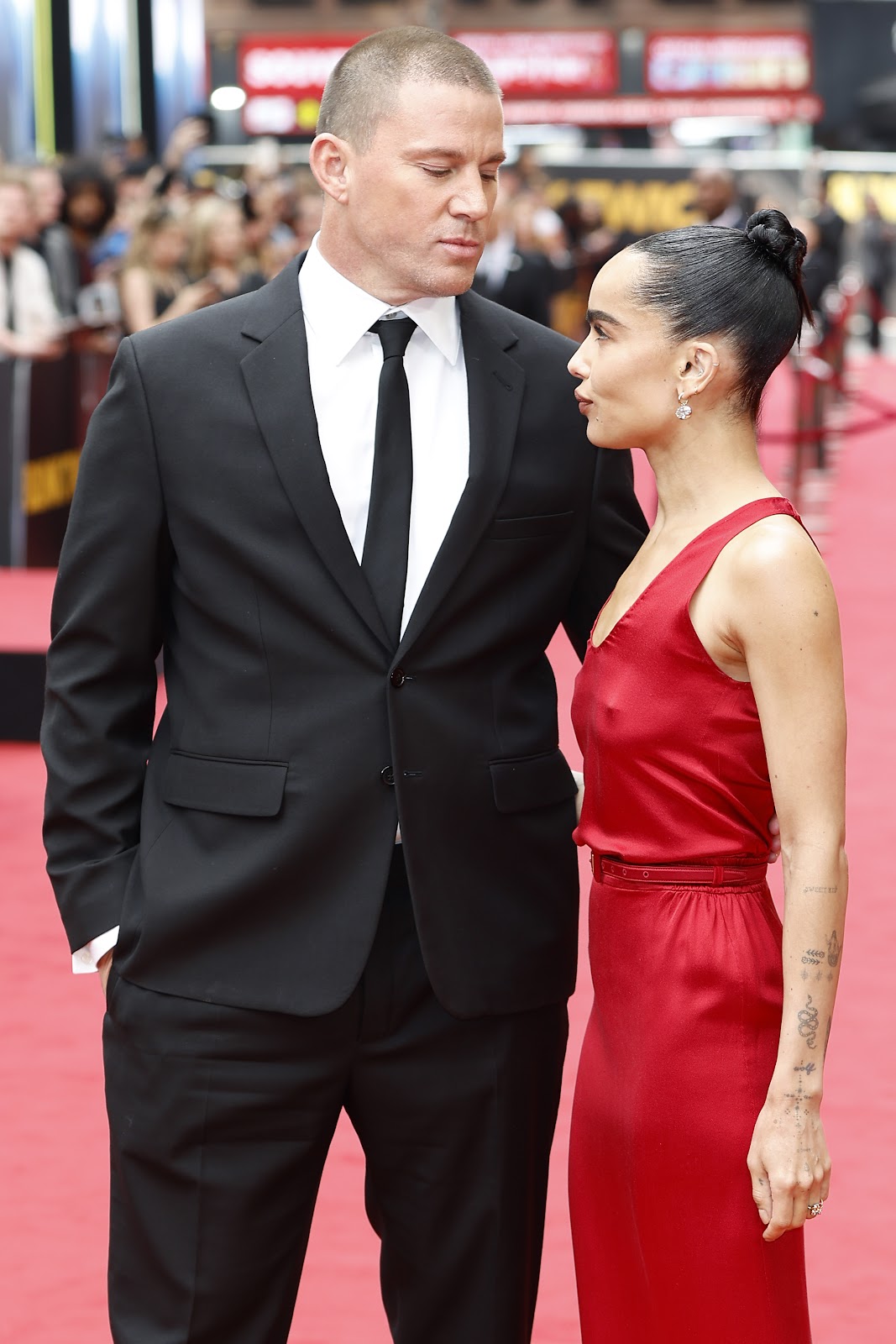 Channing Tatum and Zoë Kravitz on August 19, 2024, in London, England | Source: Getty Images