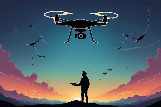 Autonomous Drone Swarm Inspectors | Premium AI-generated image