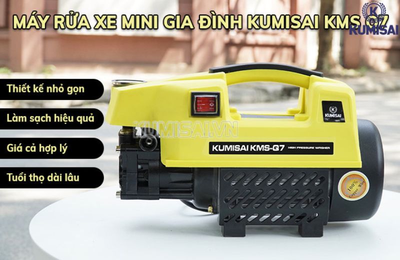 Máy rửa xe mini Tây Ninh Kumisai KMS-Q7