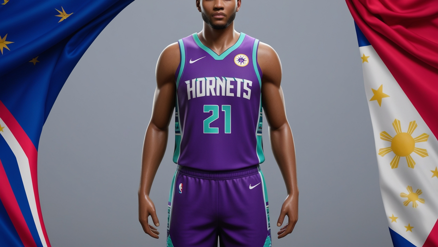 Pinoy21 Hornets Jersey NBA 2K19