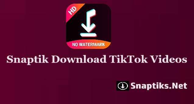 SnapTik Download TikTok Video Without Watermark Online