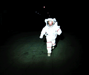 GIF astronauta - GIF animado en GIFER
