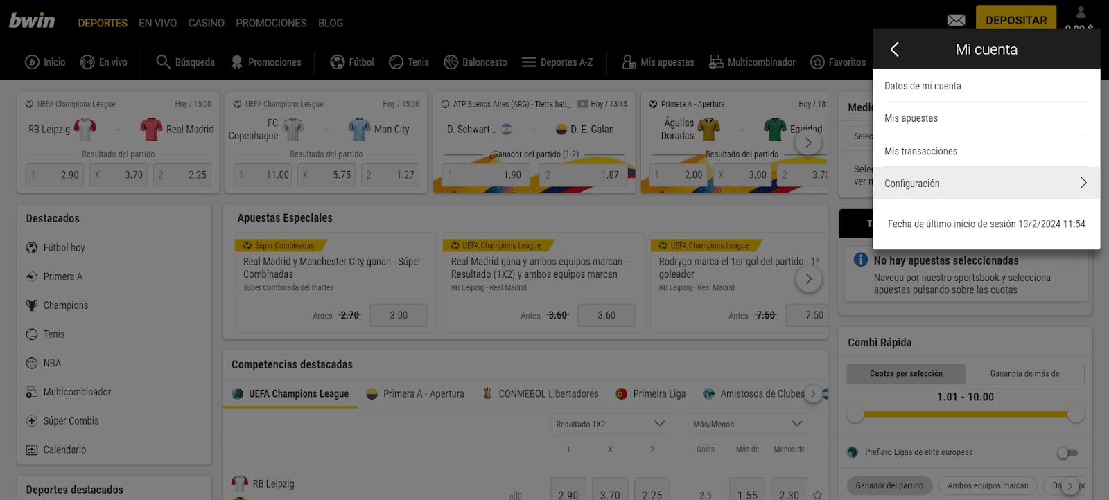 Bwin eliminar cuenta 2