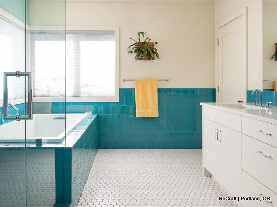 what is involved in a full-gut bathroom remodel