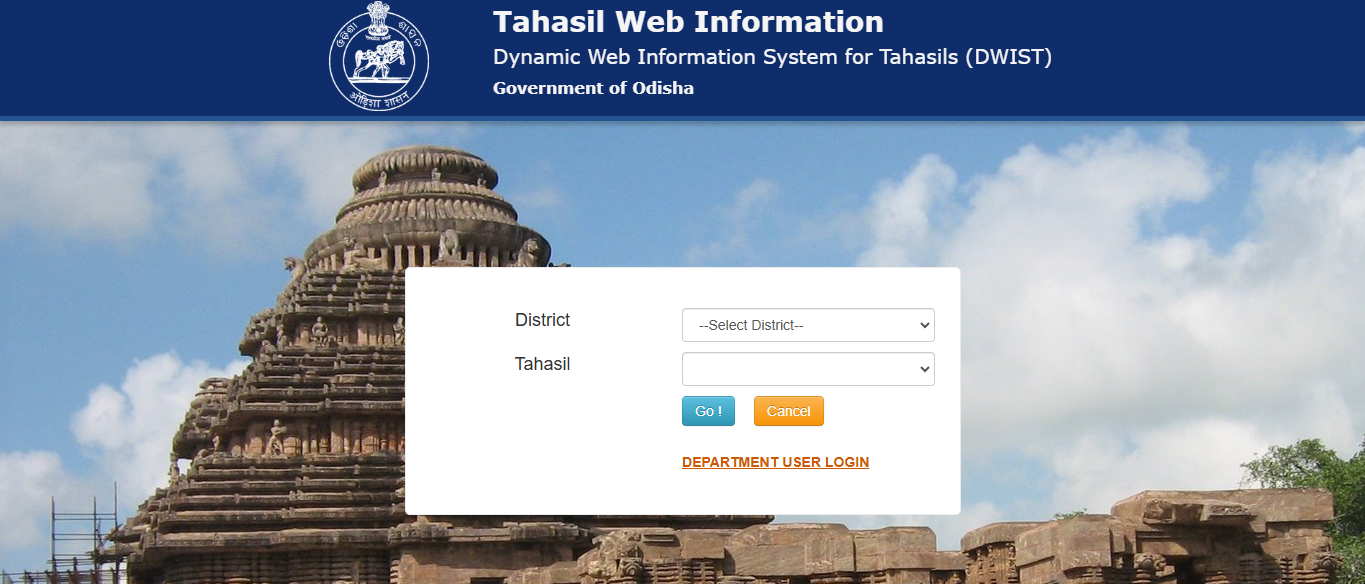 bhulekh odisha tahasil portal