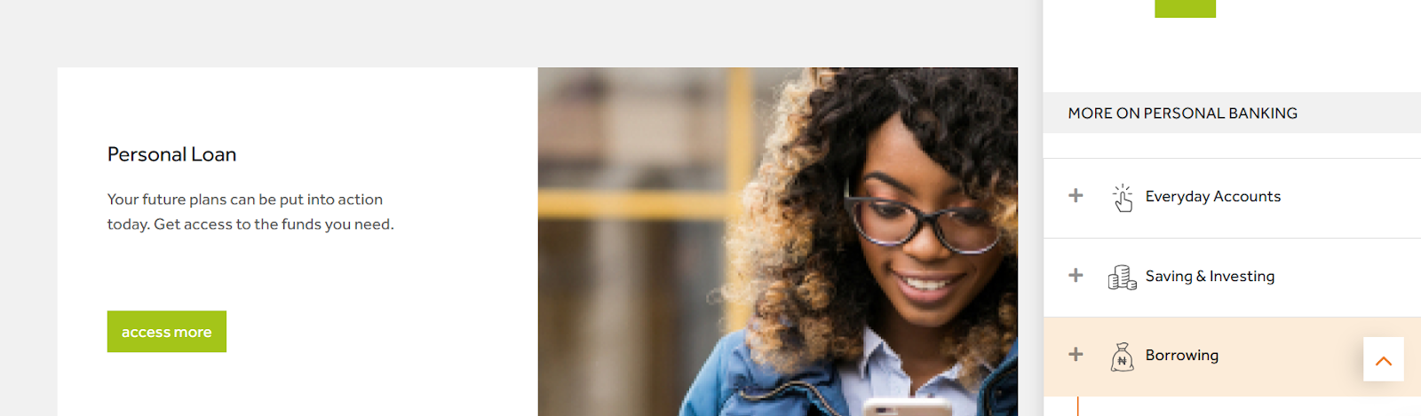 Types of loans offered by Access Bank

1 Personal Loan