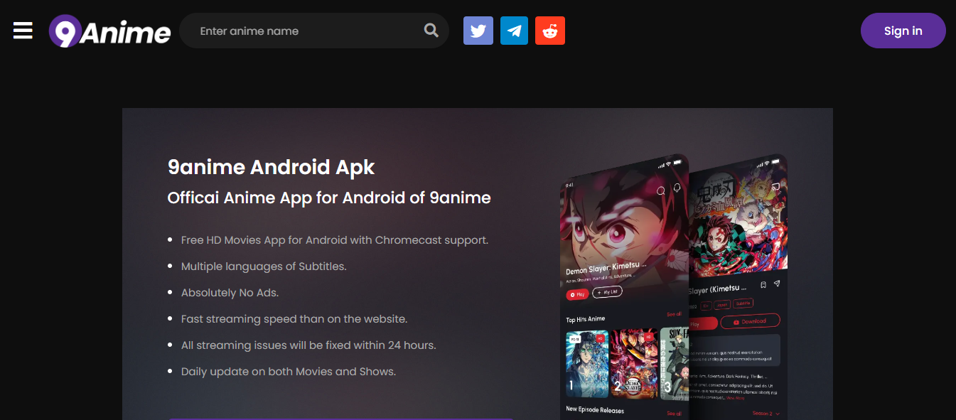 9 anime app