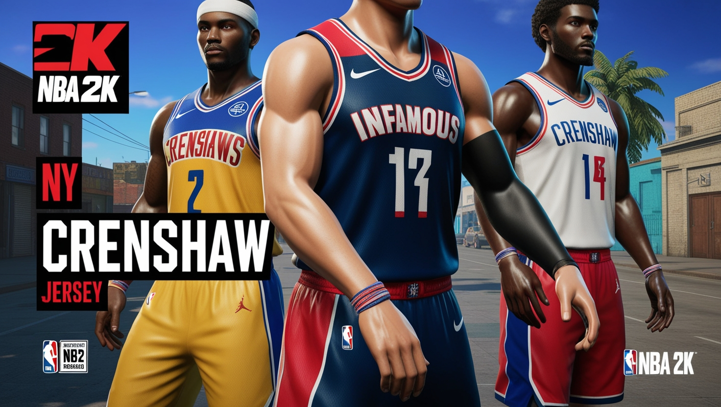 Infamous NY Crenshaw Jersey NBA 2K