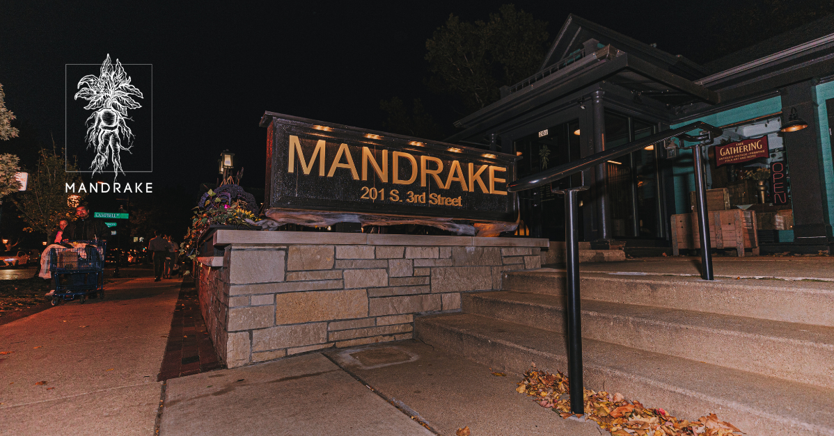 (Mandrake restaurant’s entrance)