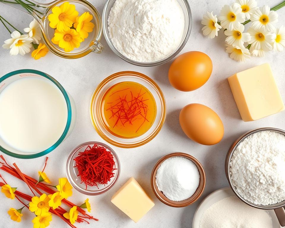 saffron cake ingredients