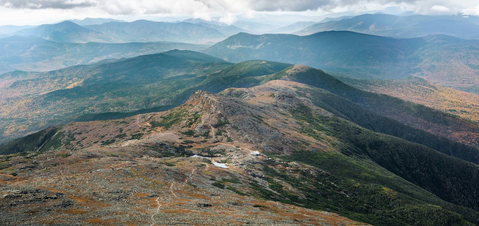 Mount Washington, New England’s tallest peak, with sweeping panoramic views.