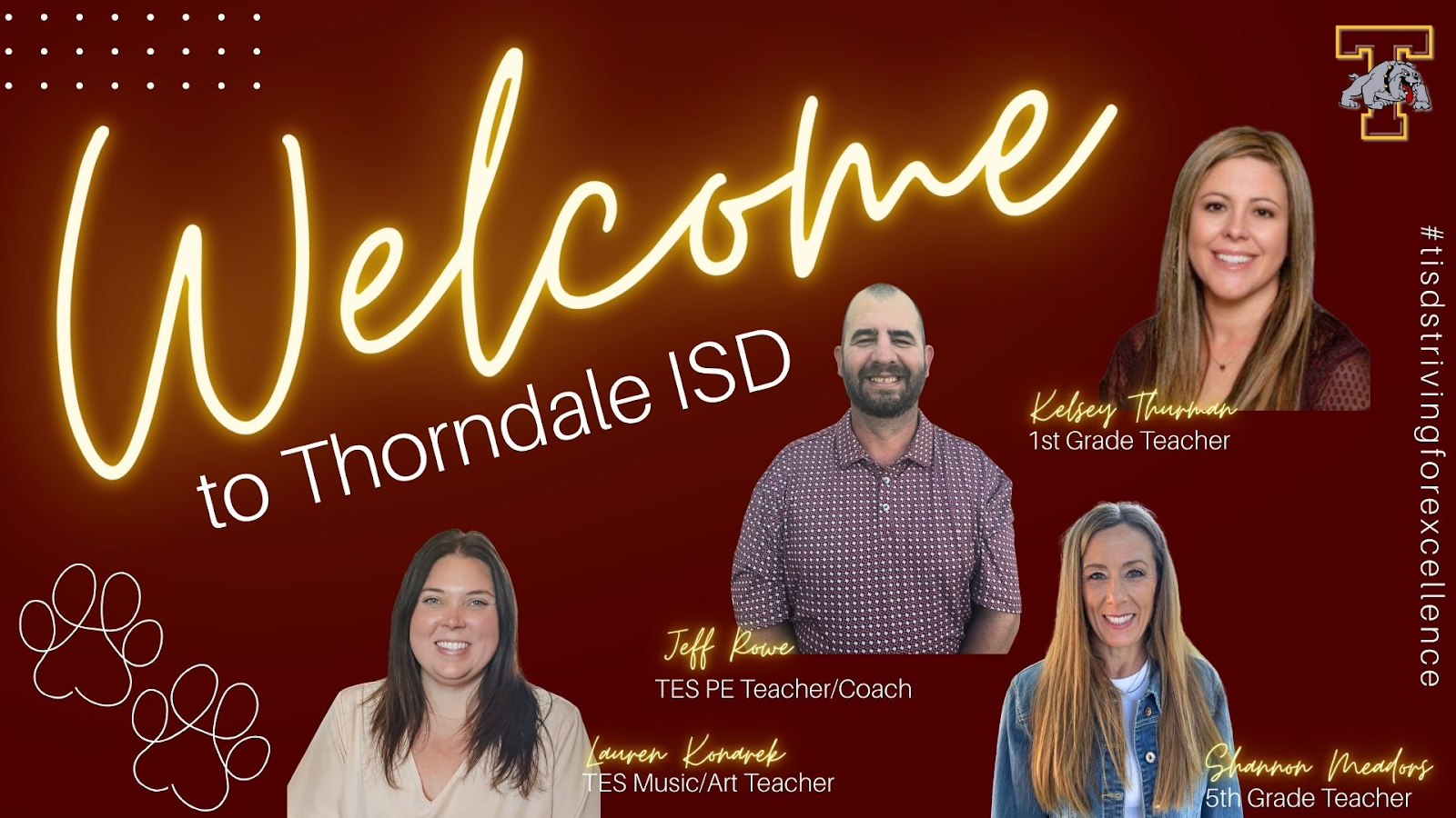 new to tisd 