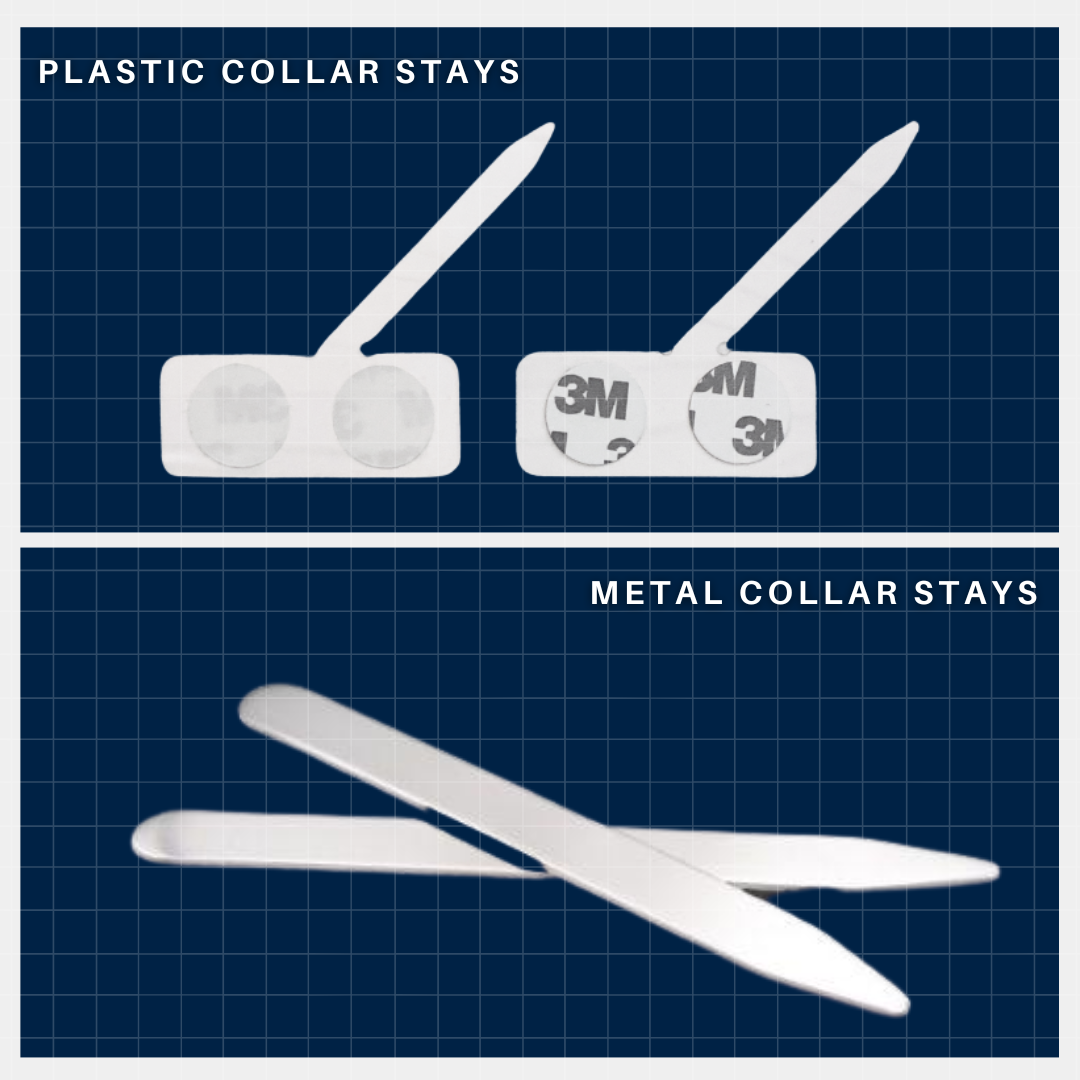 plastic collar stays vs metal collar stays