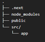 next.js basic folder structure