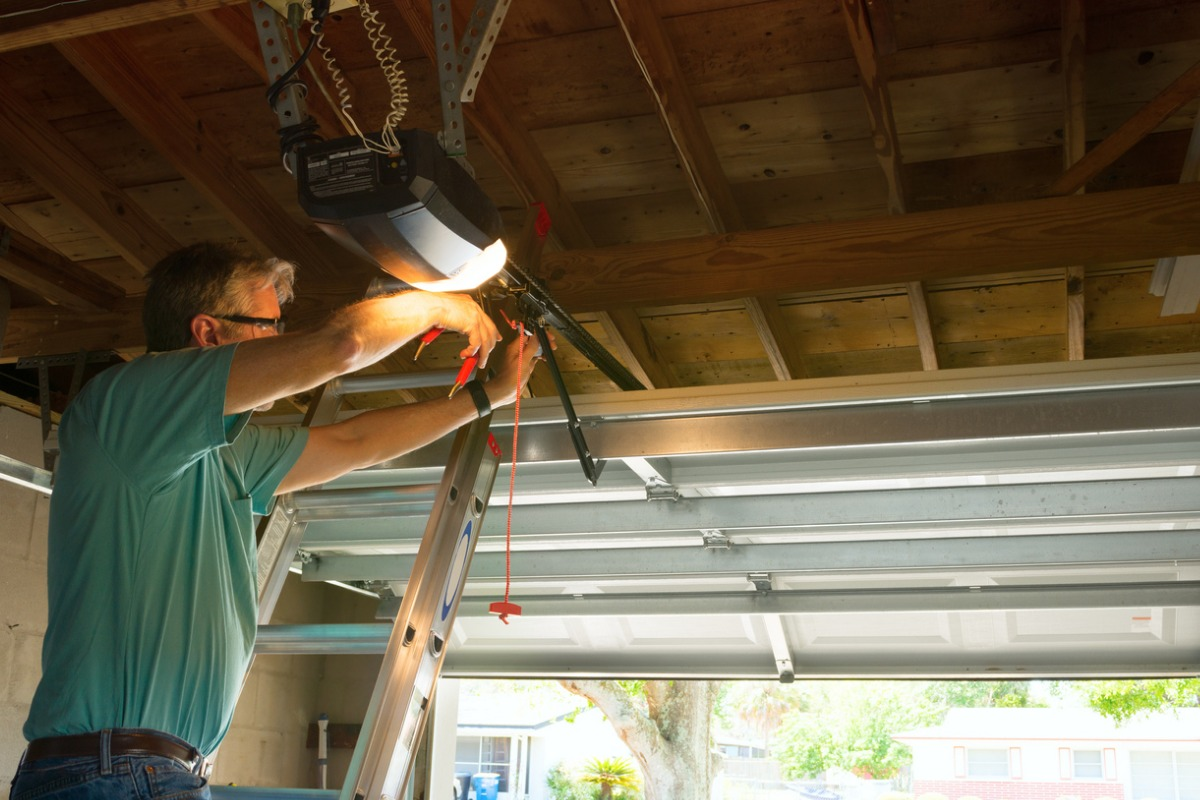 open garage door manually from outside