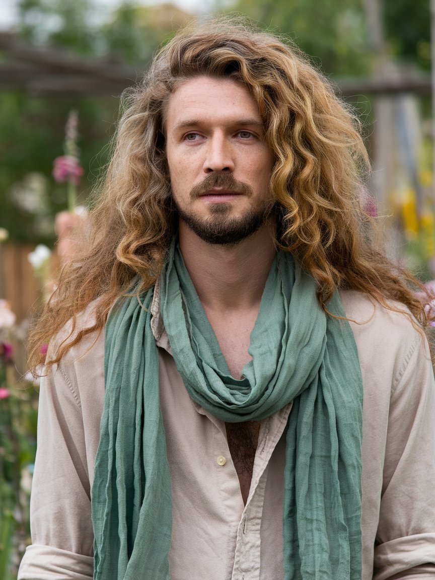 30. Bohemian Loose Curls: Free-Spirited and Relaxed