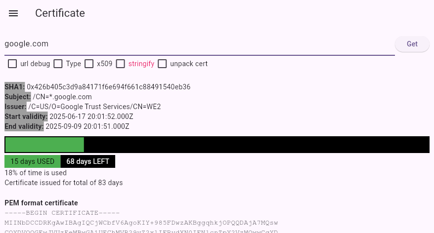 Instagram Started Using 1-Week Validity TLS certificates and Changes Them Daily