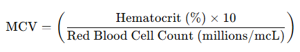 How is MCV Measured
