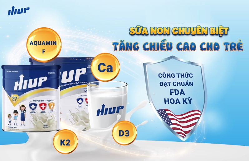 Sữa hiup dùng cho trẻ mấy tuổi