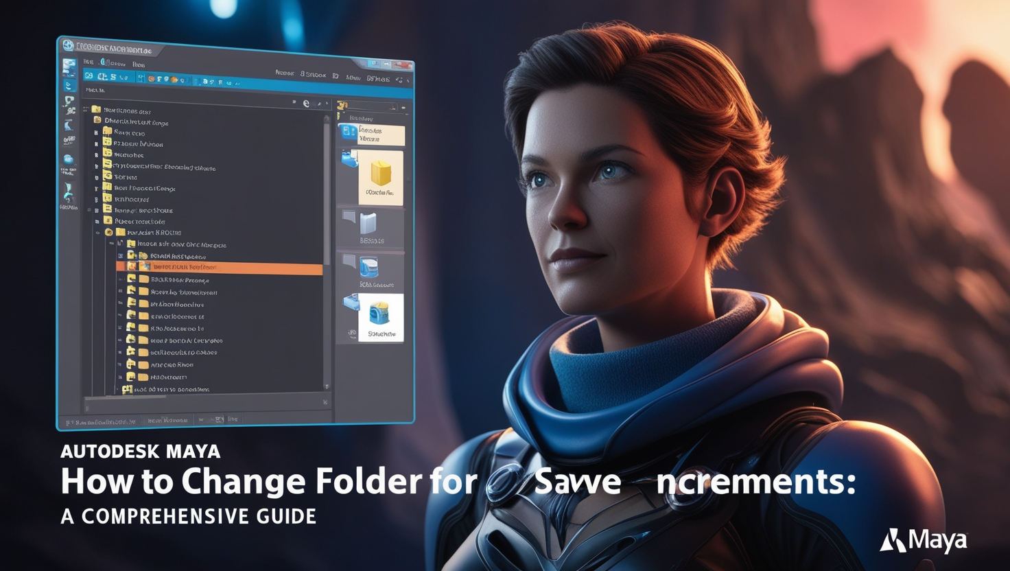 Maya How to Change Folder for Save Increments