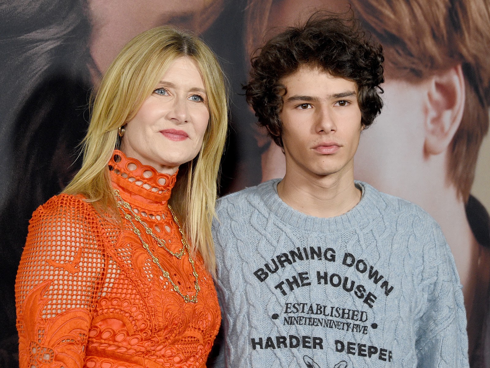 Laura Dern and Ellery Harper at the premiere of "Marriage Story,"  2019 | Source: Getty Images