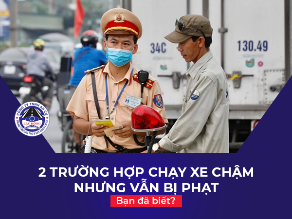 truong hop chay xe cham nhung van bi phat