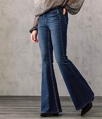 VERVET Bella High Rise Super Flare Stretch Jean - Women's Jeans in Dark | Buckle