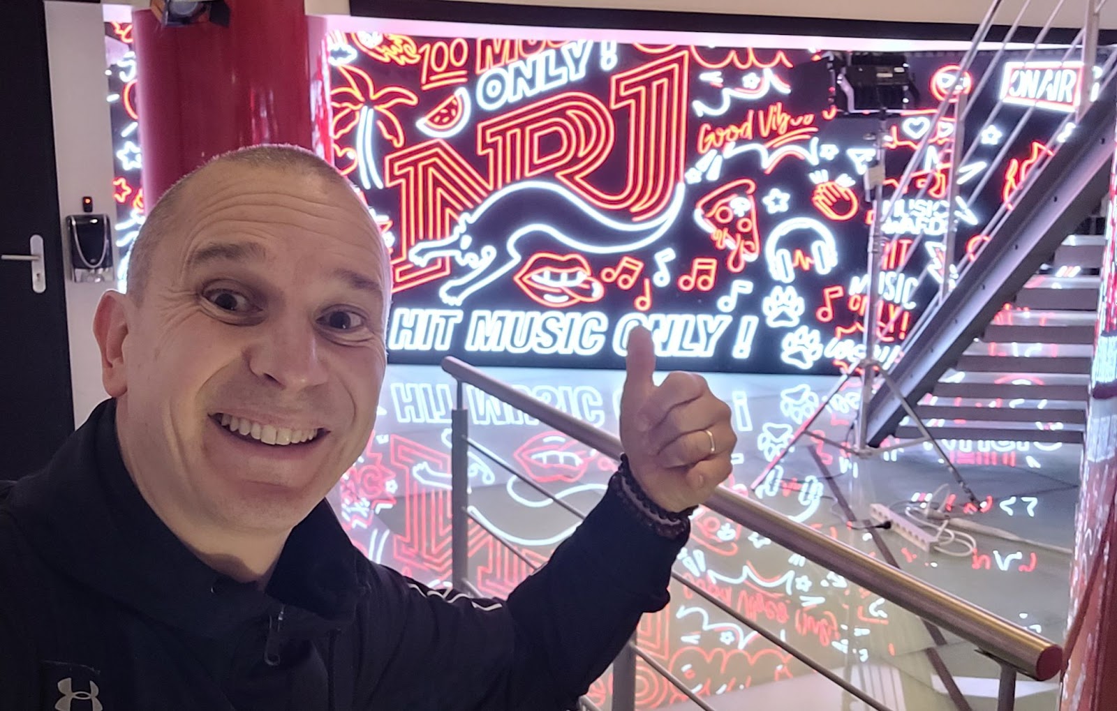 Photo Cédric à NRJ