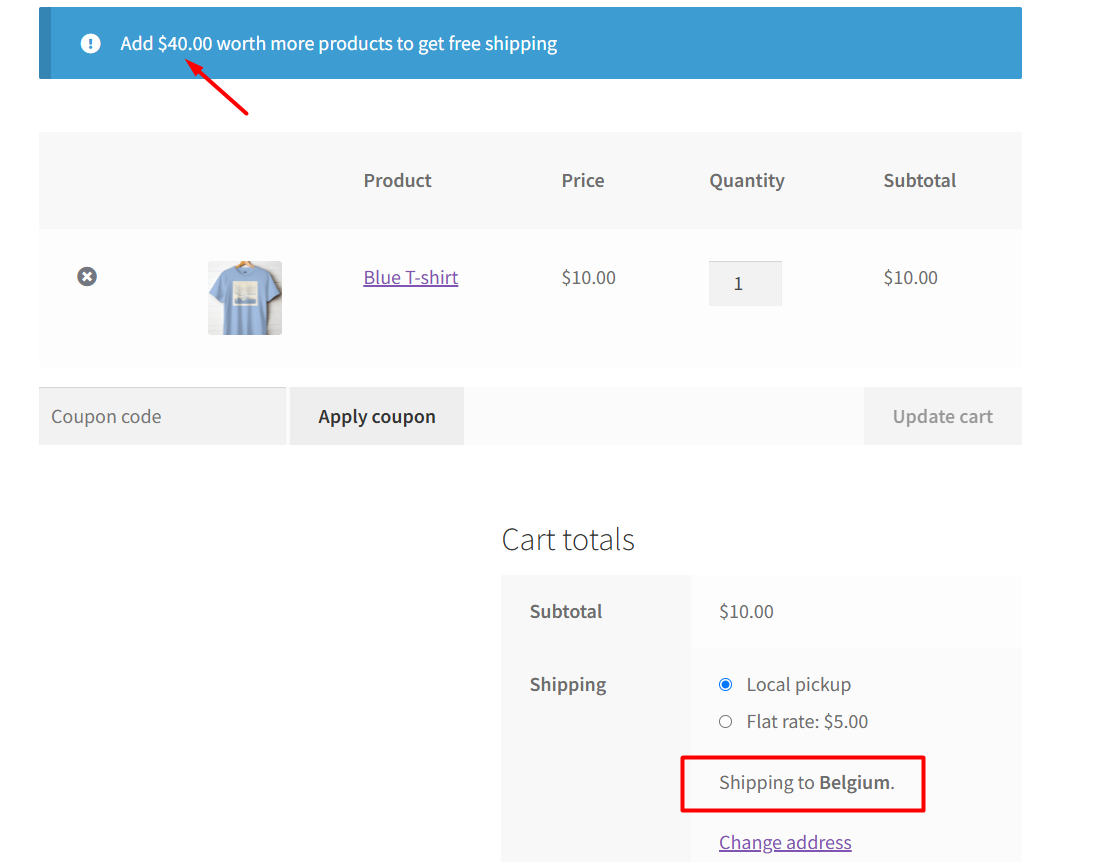 Display the remaining cost for customer to avail free shipping on your WooCommerce store - Tyche Softwares