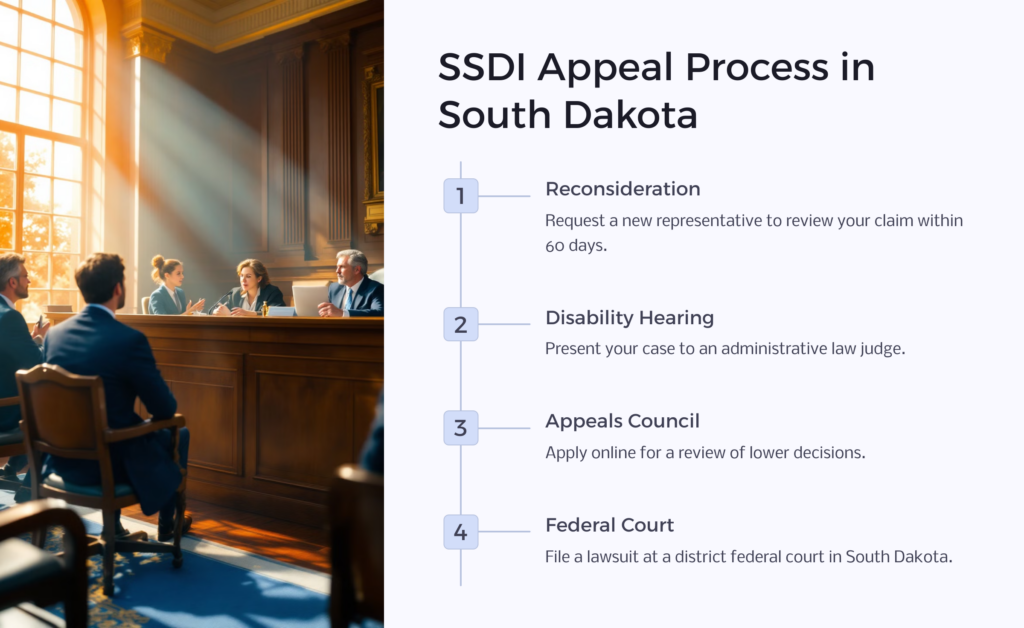 SD SSDI Appeal infographic