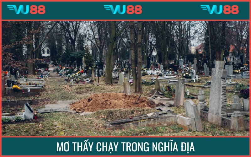 Bản thân đang chạy trong khu chôn cất