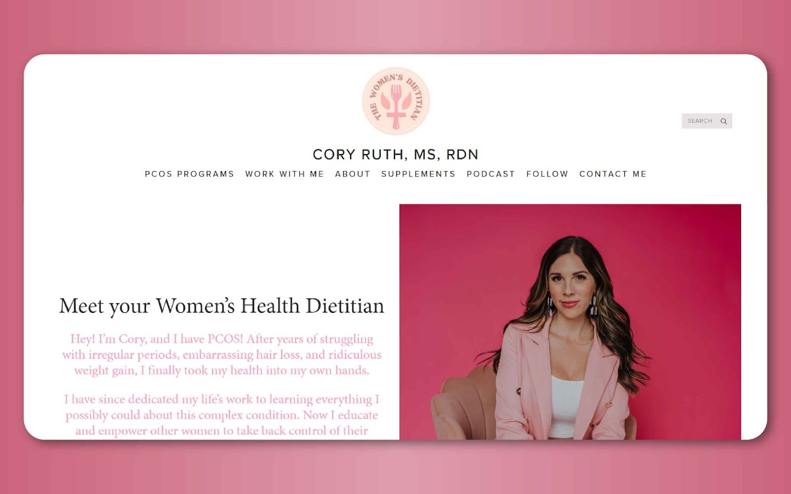 Bes female online nutritionists at The Women's Dietitian