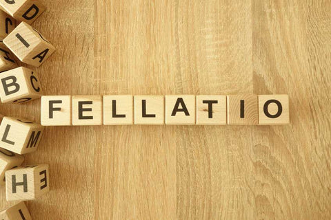 Fellatio in letter blocks