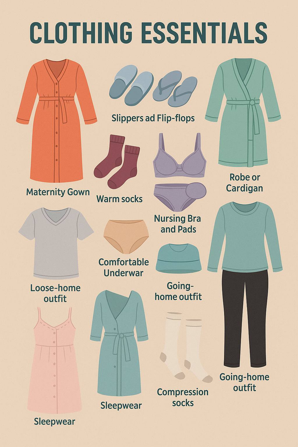 Hospital Bag Checklist For Mom
