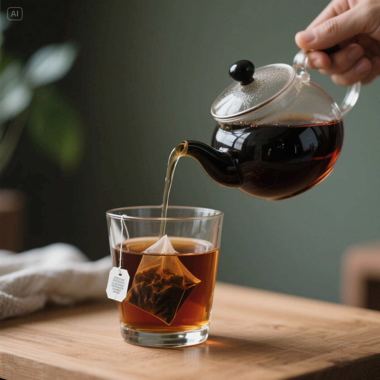 Brewed black tea