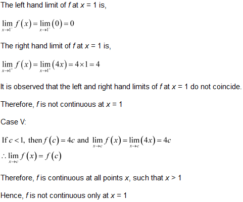 NCERT Solutions class 12 Continuity & Differentiability