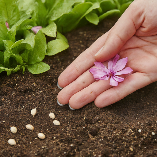 Sowing Pinkmusk Flower Seeds