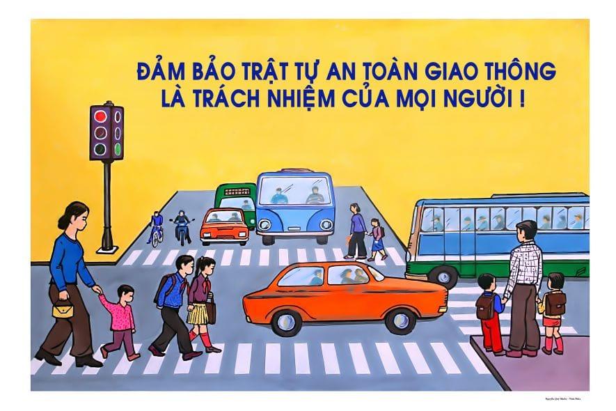 Bảo đảm trật tự an toàn giao thông trong “Tháng cao điểm an toàn giao thông cho học sinh đến trường” năm 2024