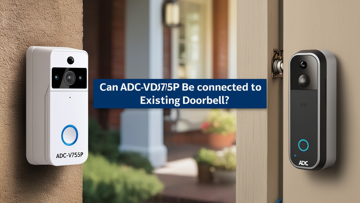 Can ADC-VDB755P Be Connected to Existing Doorbell