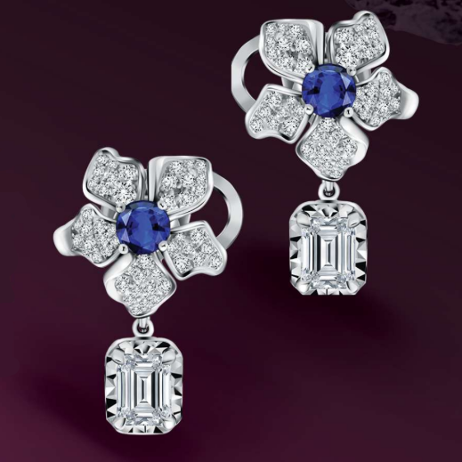 Koleksi Fleur de Frank Hadirkan Model Anting Berlian dengan Desain Flora