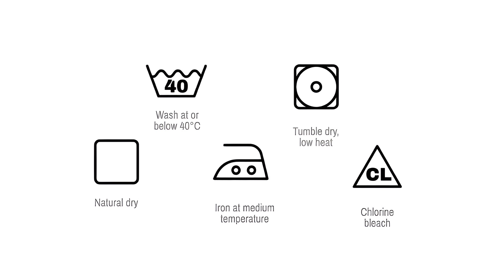 cotton-linen care label symbols