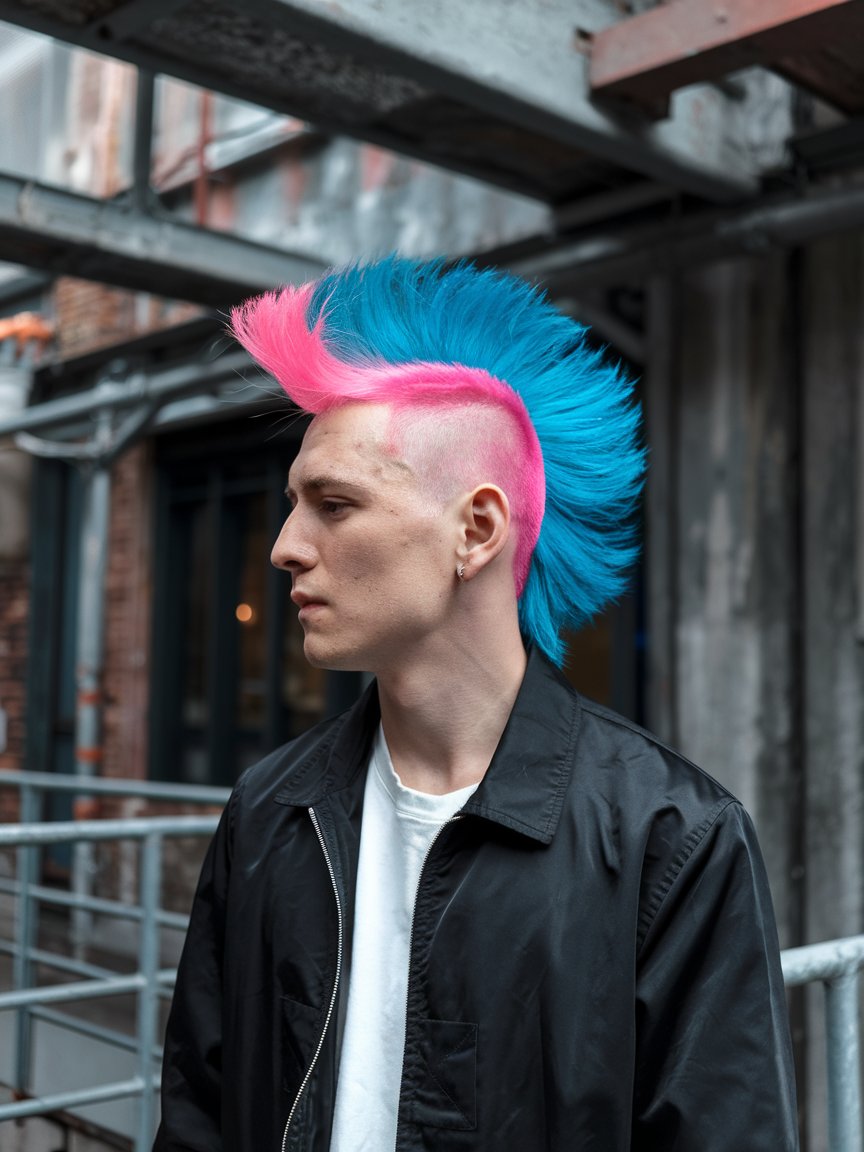 6. Modern Mohawk: A Bold Twist on the Classic Style