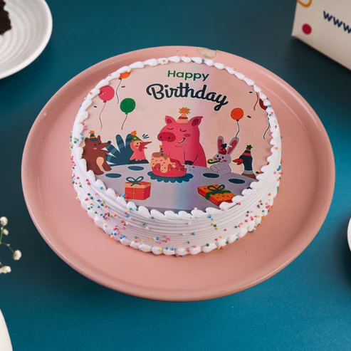 Peppa Pig Theme Cake | Cakofy