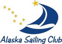 A logo with a sailboat and stars Description automatically generated