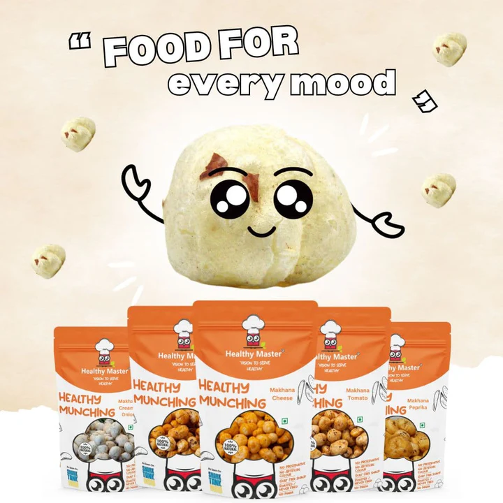 Healthy Master Roasted Makhana Flavors