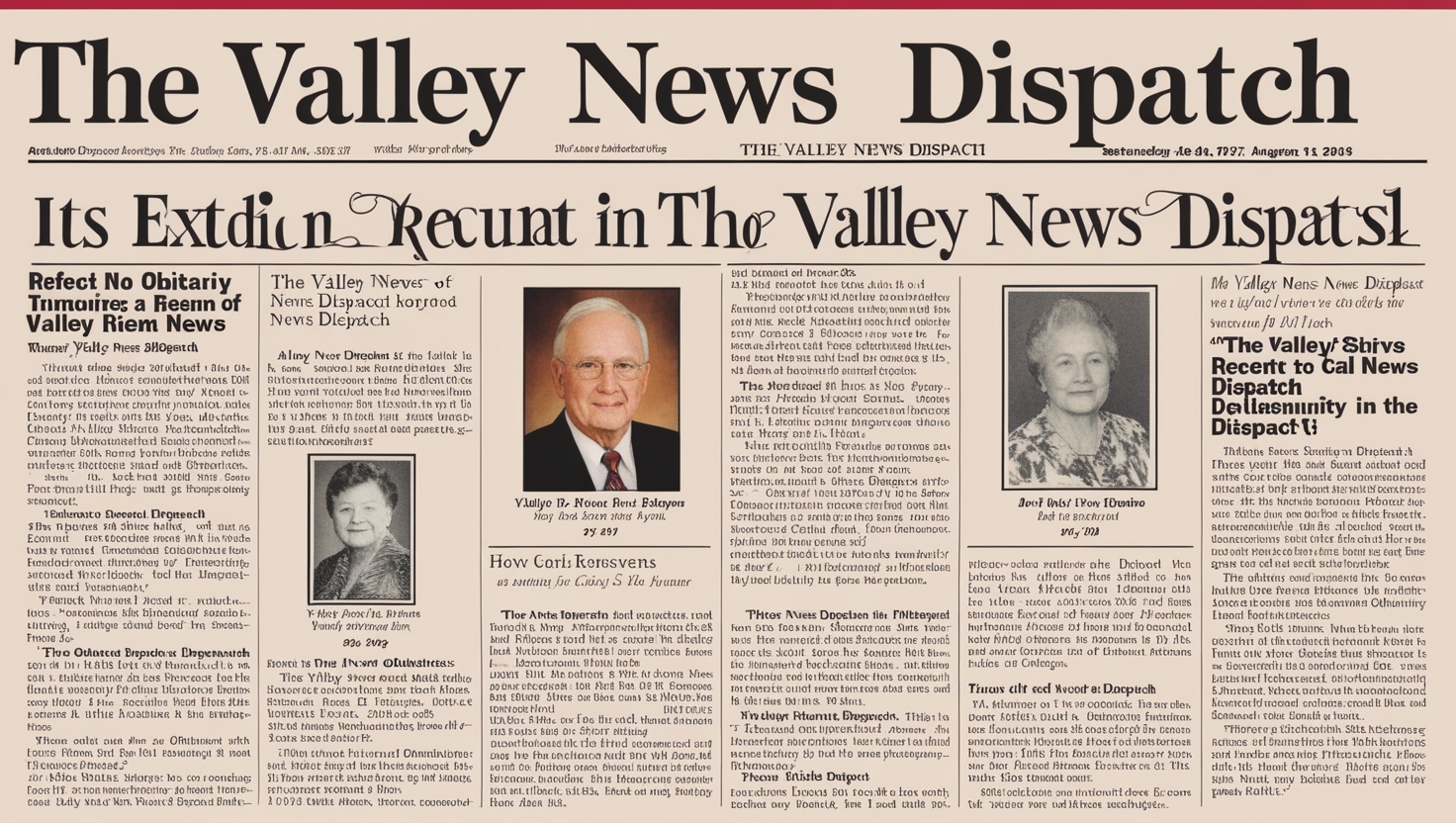 Valley News Dispatch Recent Obituaries