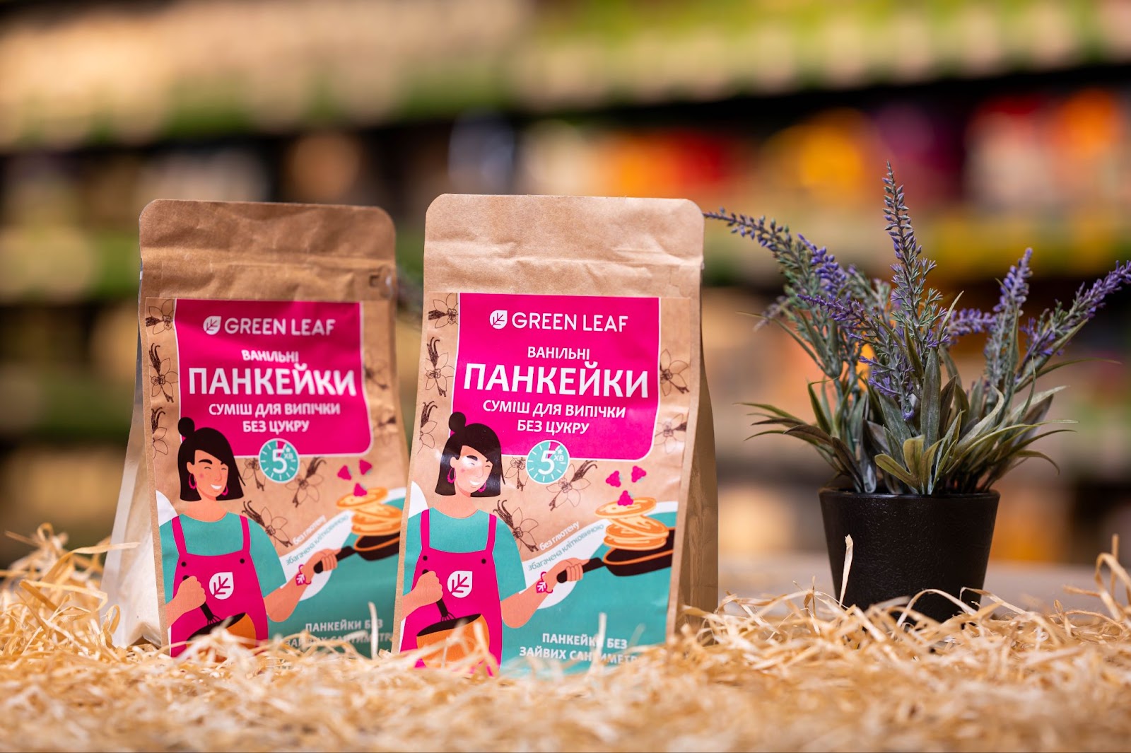 Суміш для випічки VanPancake, 300 г – Green Leaf