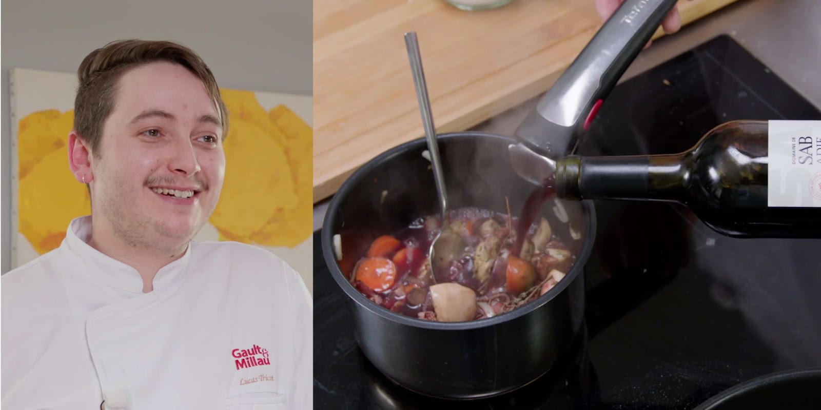 cours vidéo sauce meurette reste de vin rouge