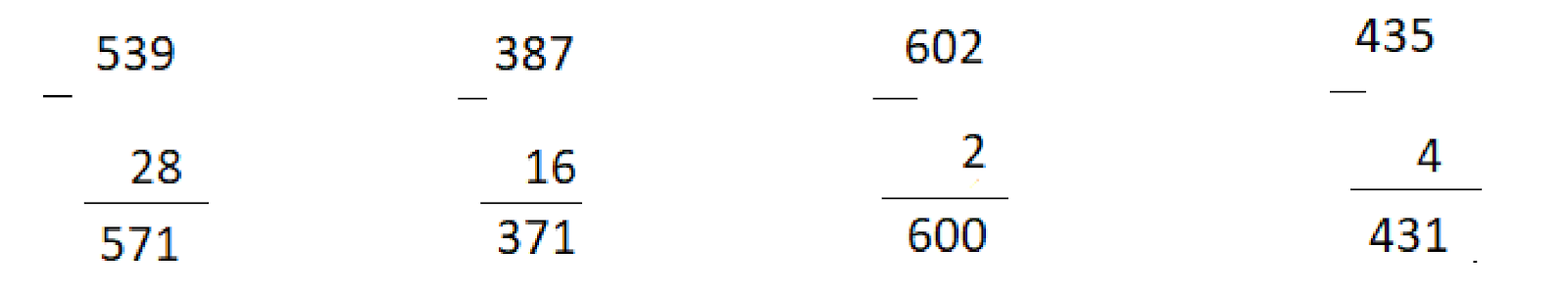 BÀI 77. PHÉP TRỪ( KHÔNG NHỚ) TRONG PHẠM VI 1000